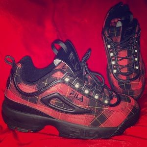 Plaid Fila Disruptor II